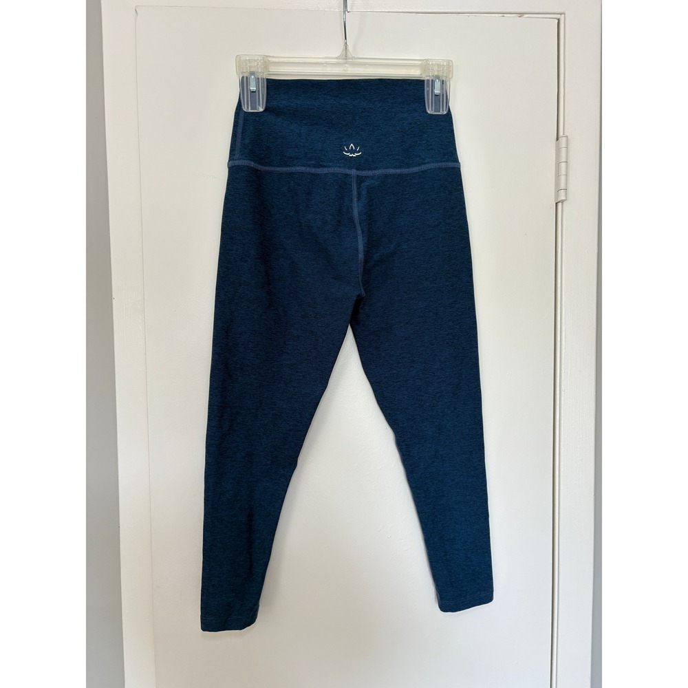 NEW Beyond Yoga Spacedye Midi Leggings Medium Blue High Waisted Activewear